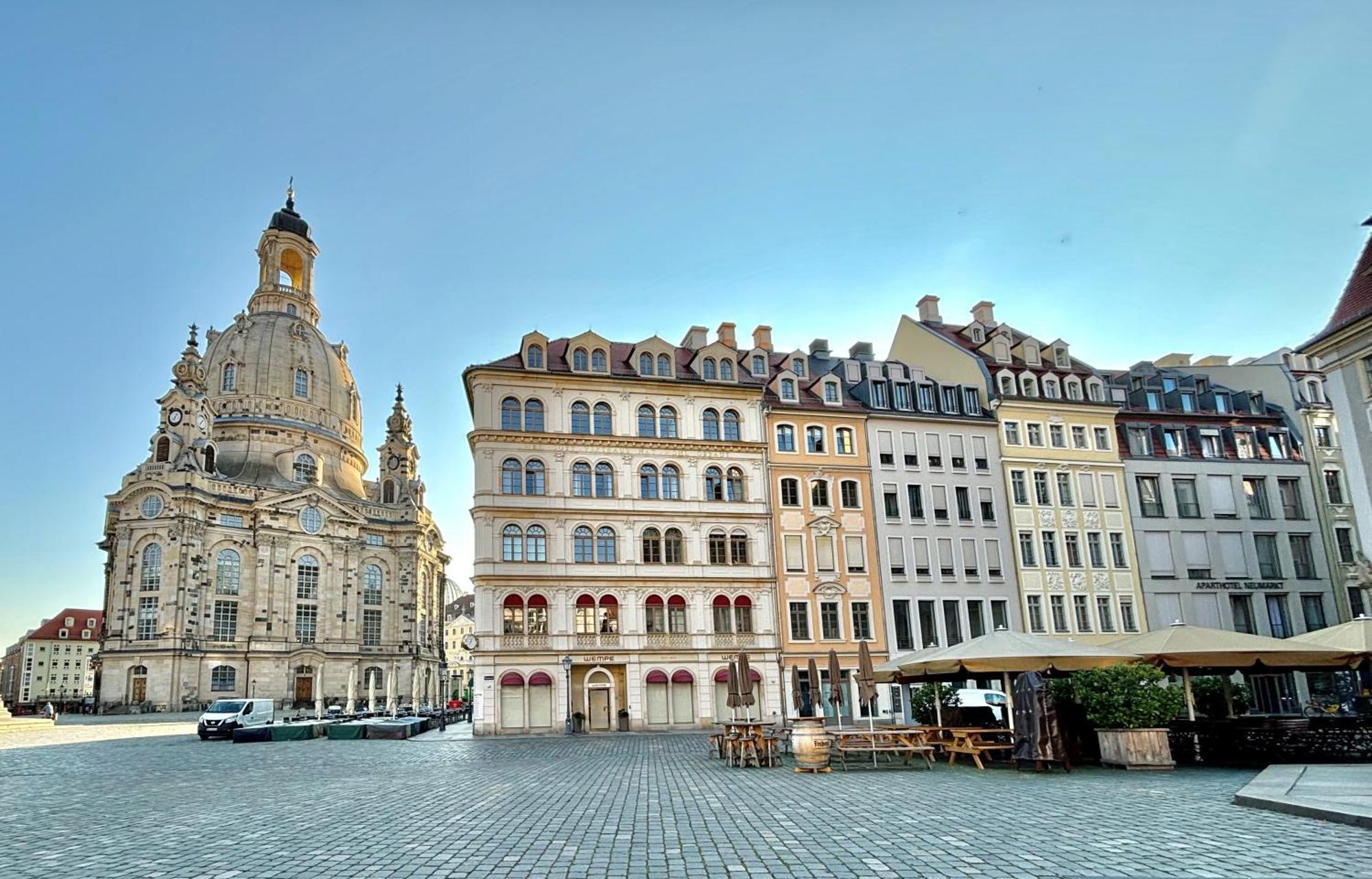 Familienapartment Am Neumarkt Lll Dresden Bagian luar foto